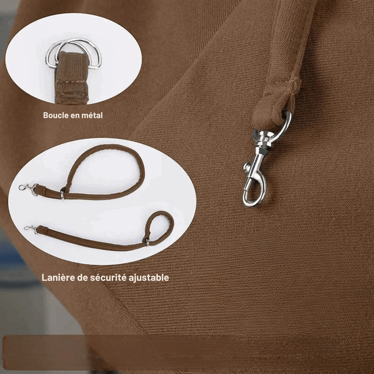 Sac Bandoulière Confortable Pour Petit Chien