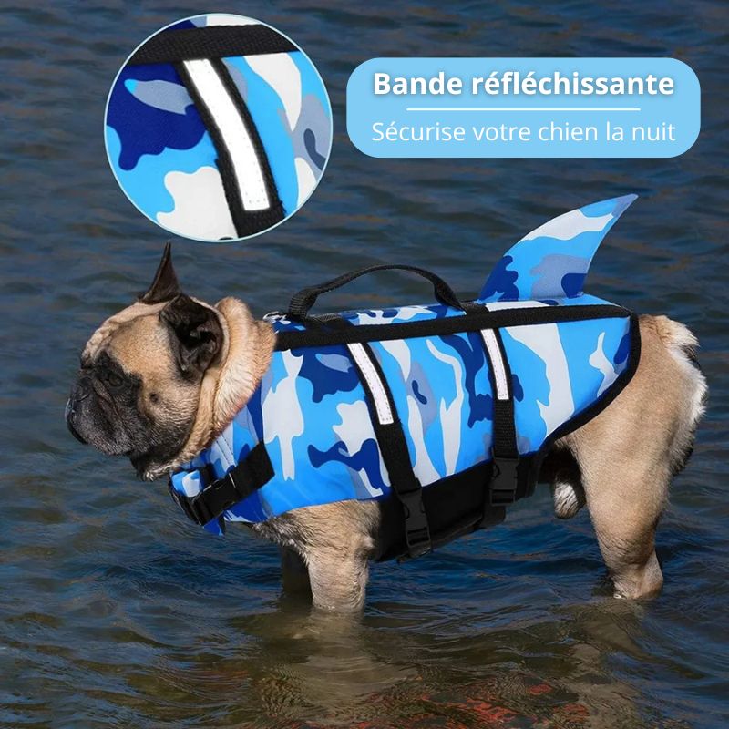 Gilet Flottant Chien Aileron