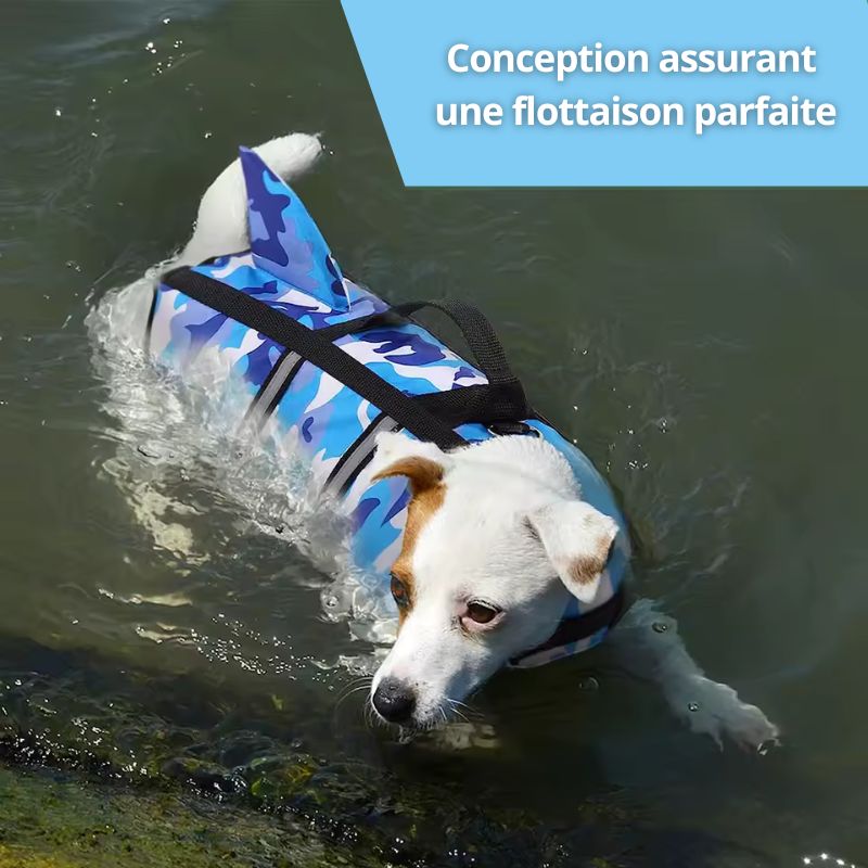 Gilet Flottant Chien Aileron