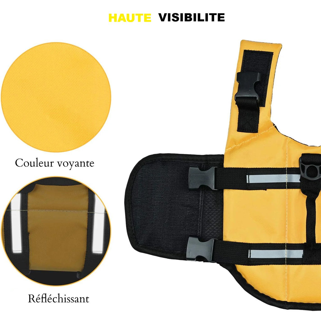 Gilet Sauvetage Chien Eau - XXS à XXL