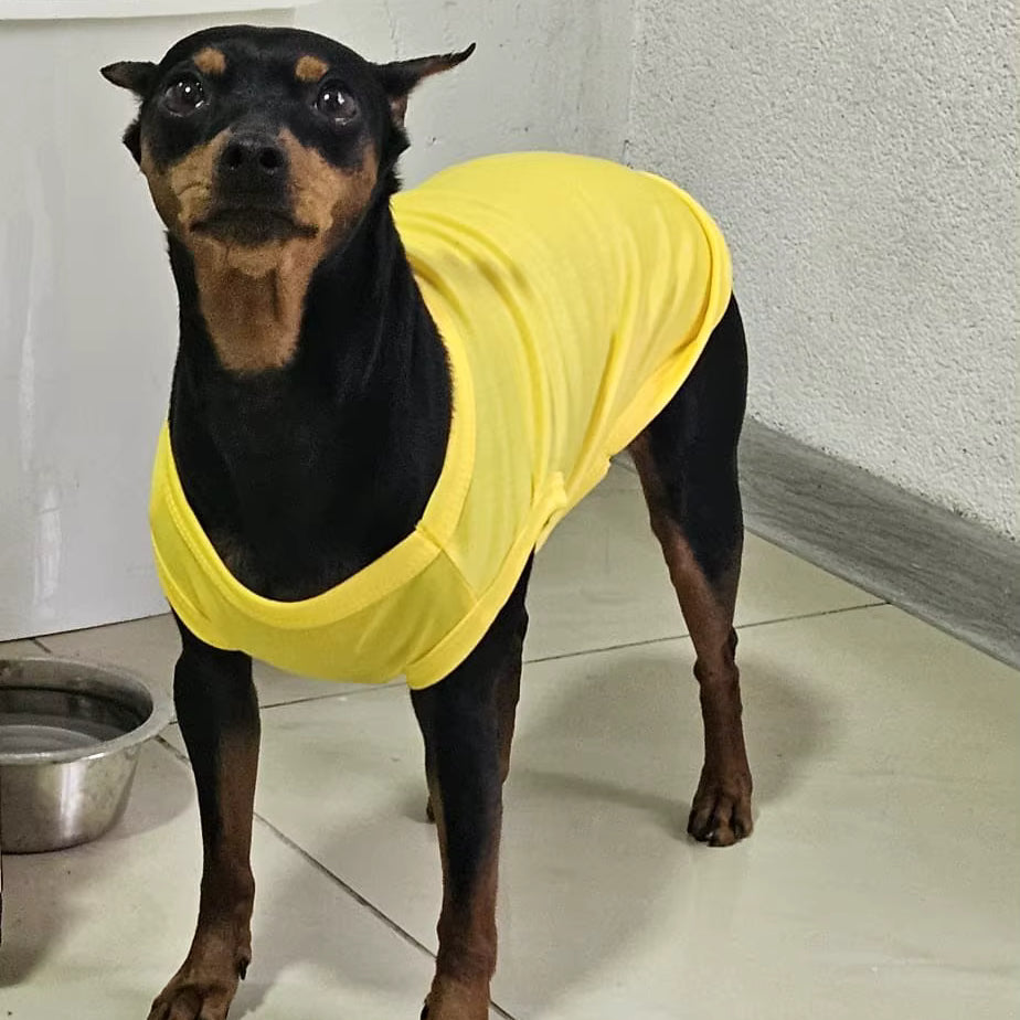 T-Shirt Sans Manches Chien