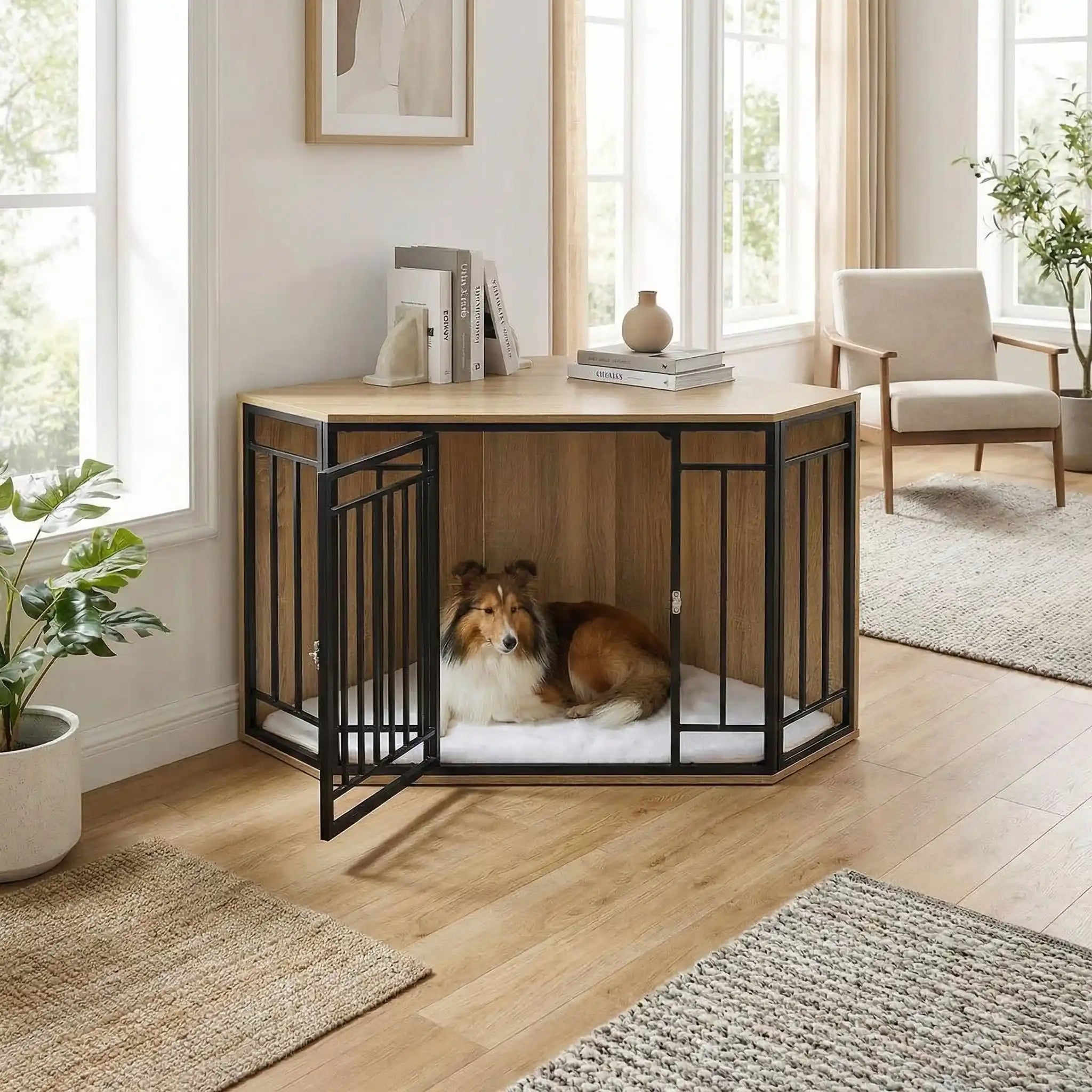 Cage chien interieur - MeubleToutou™