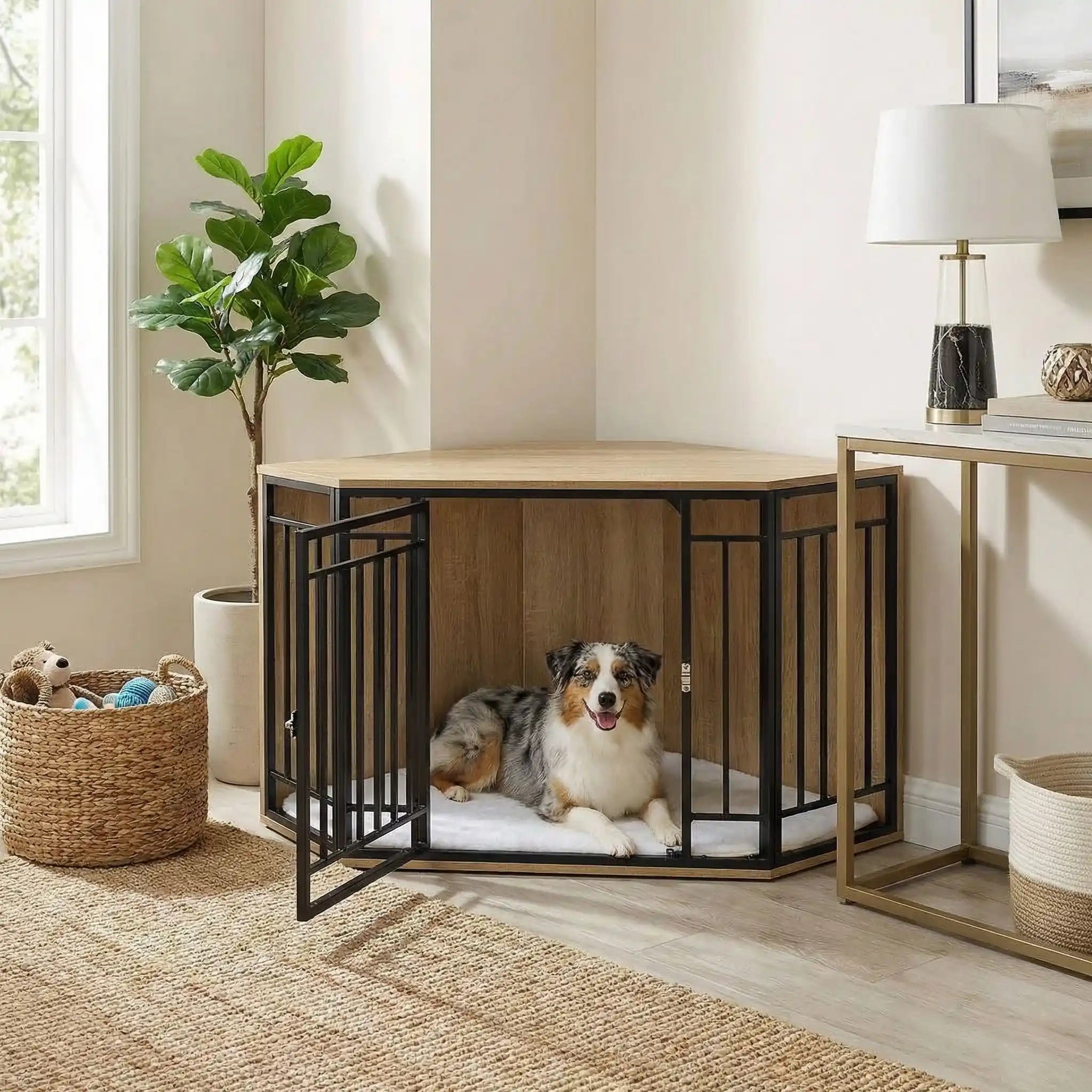 Cage chien interieur - MeubleToutou™