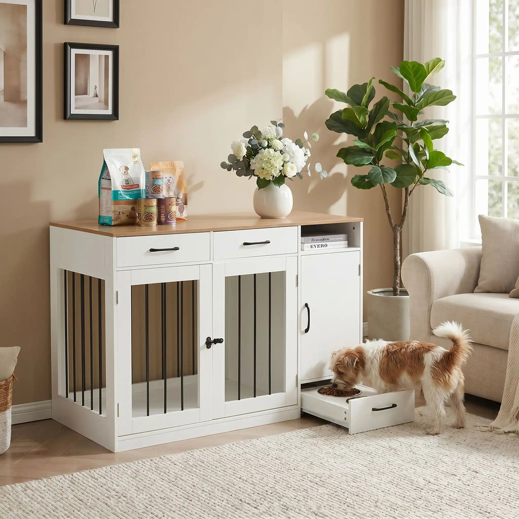Cage meuble chien - BoisToutou™