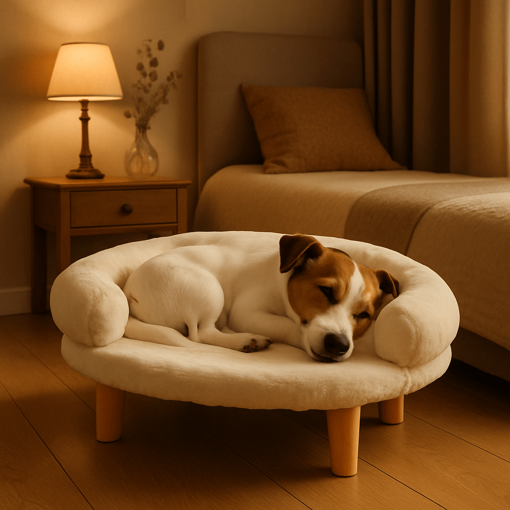 Canapé pour chien sur pied - SurélevéToutou™