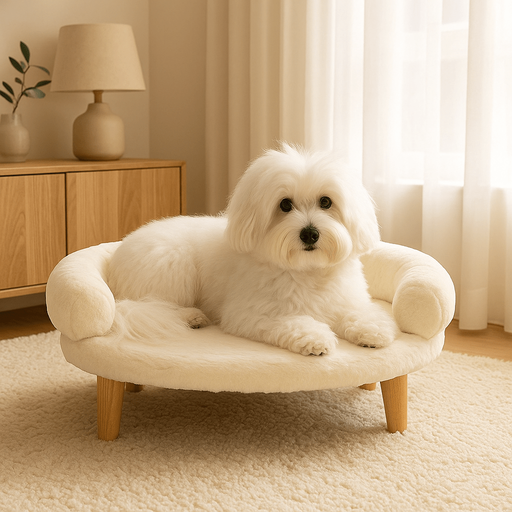 Canapé pour chien sur pied - SurélevéToutou™