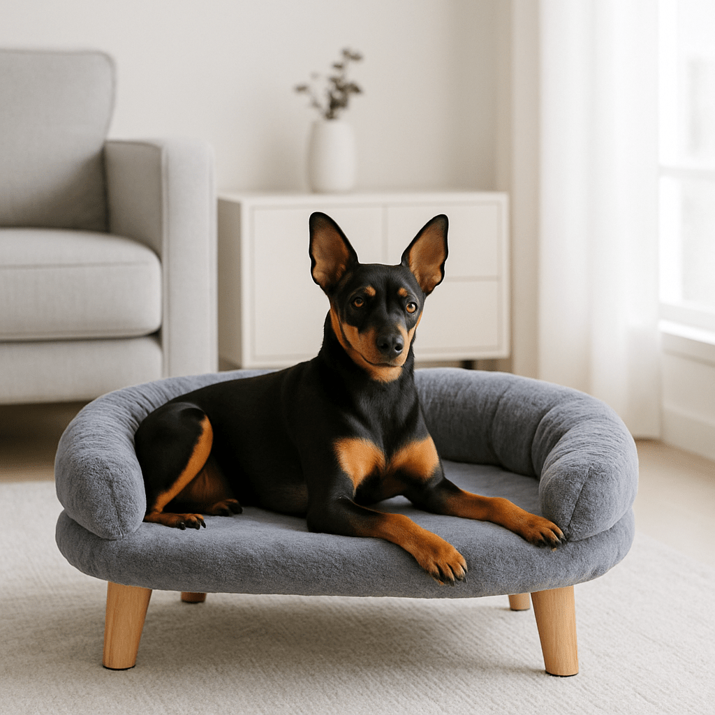 Canapé pour chien sur pied - SurélevéToutou™