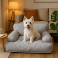 Canapé-pour-petit-chien-imperméable-anti-taches-rembourrage 100% coton-pour chiot et petite race-chihuahua-Teckel-Schnauzer- caniche nain-bichon frisé- Cairn terrier- Jack Russel-Pinscher nain-Coton de Tuléar-Shih tzu- Loulou de poméranie-Westie- Lhassa Apso-Yorkshire-Affenpinscher-Épagneul Papillon, ou Épagneul nain- Welsh Corgi- terrier australien-Petit brabançon
