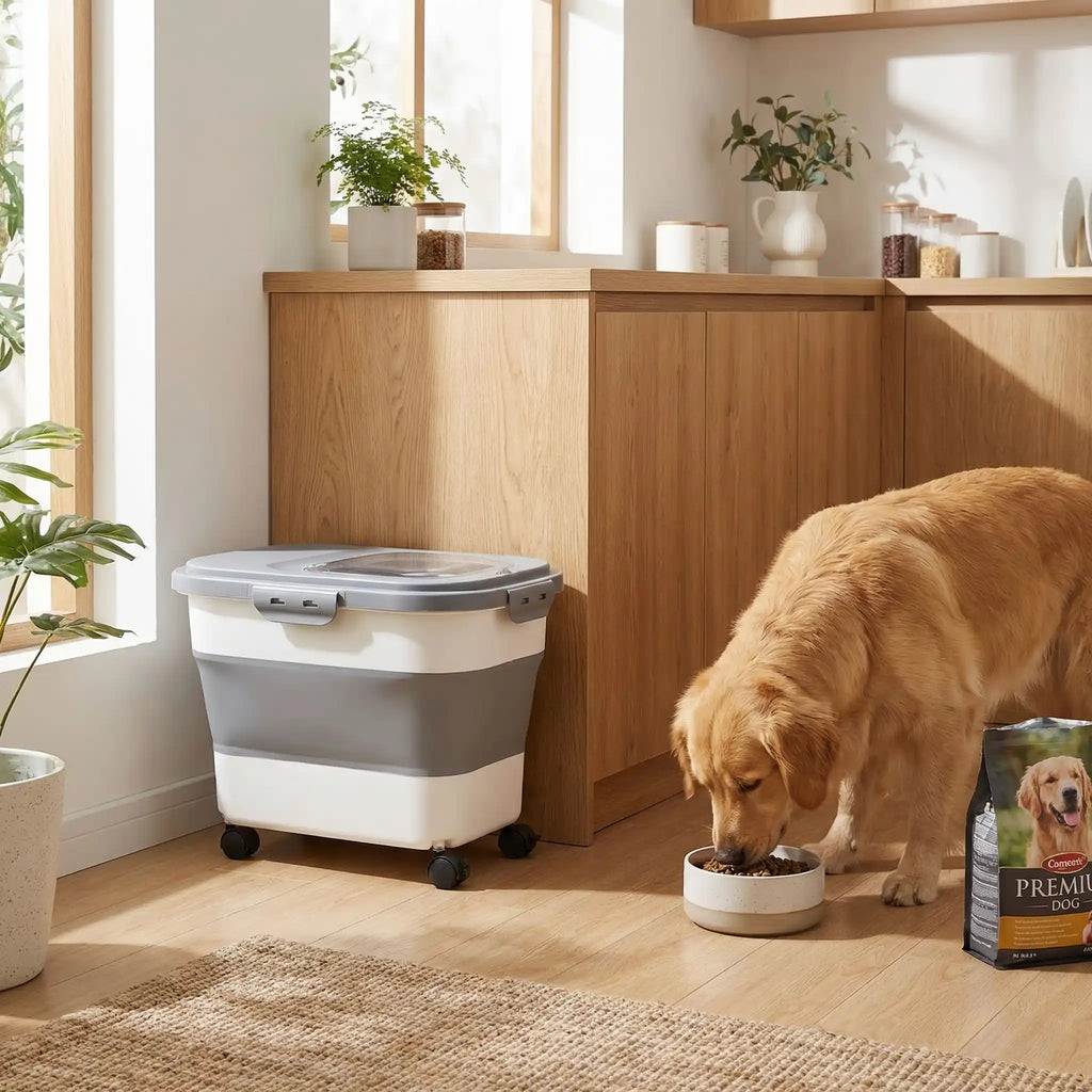 Conteneur à croquettes pour chien - ConserveToutou™