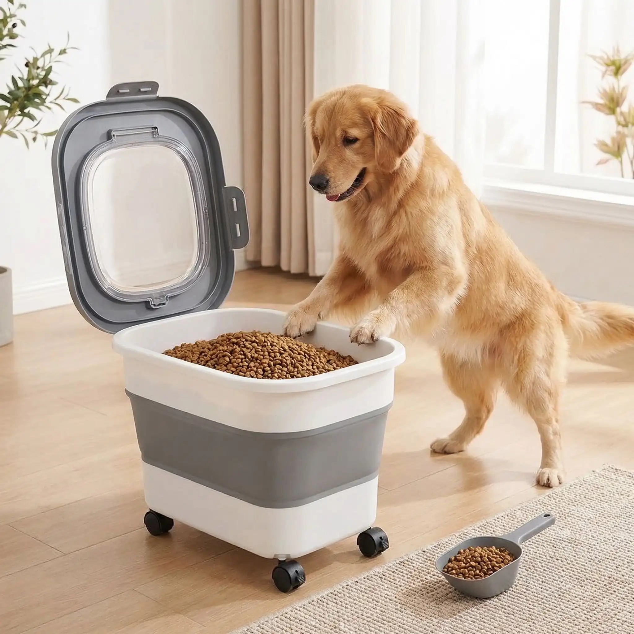 Conteneur à croquettes pour chien - ConserveToutou™