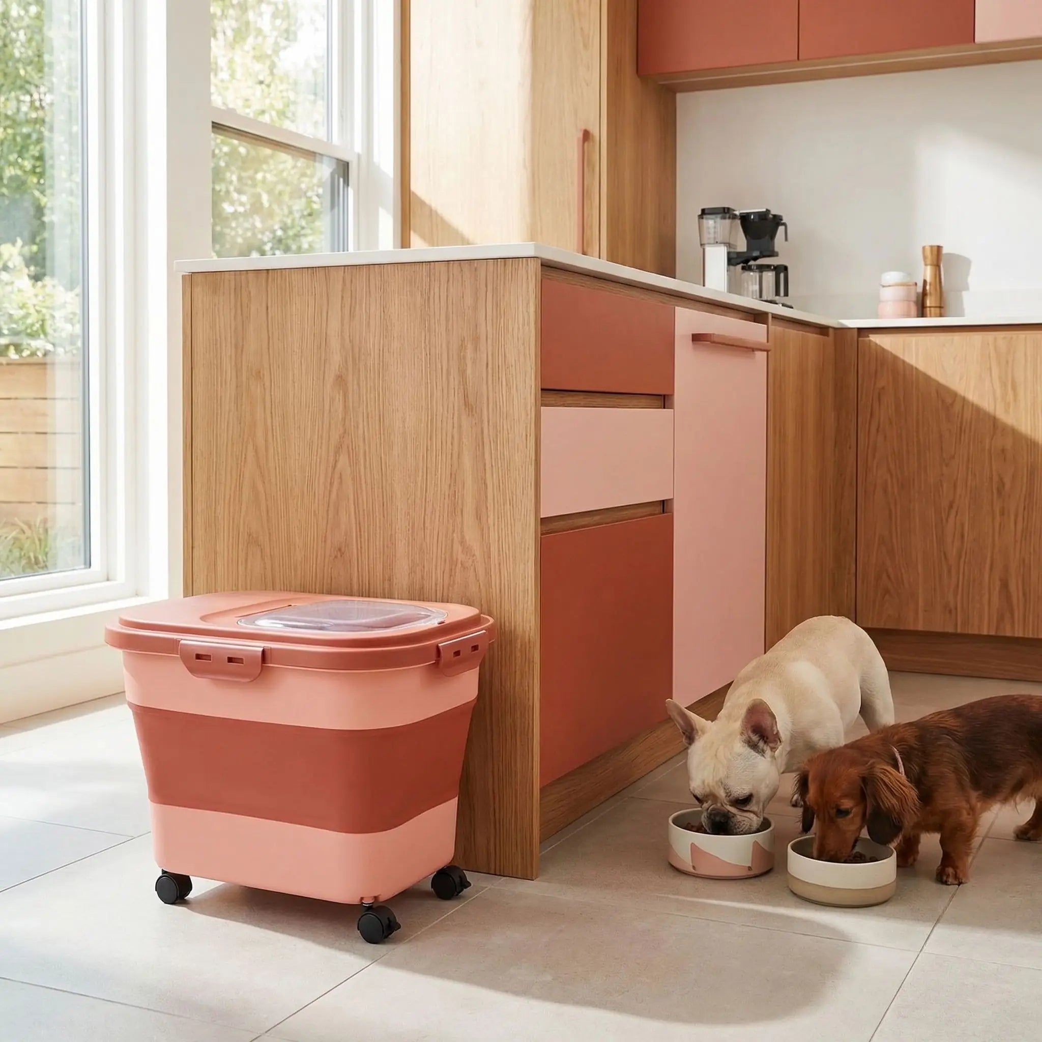 Conteneur à croquettes pour chien - ConserveToutou™