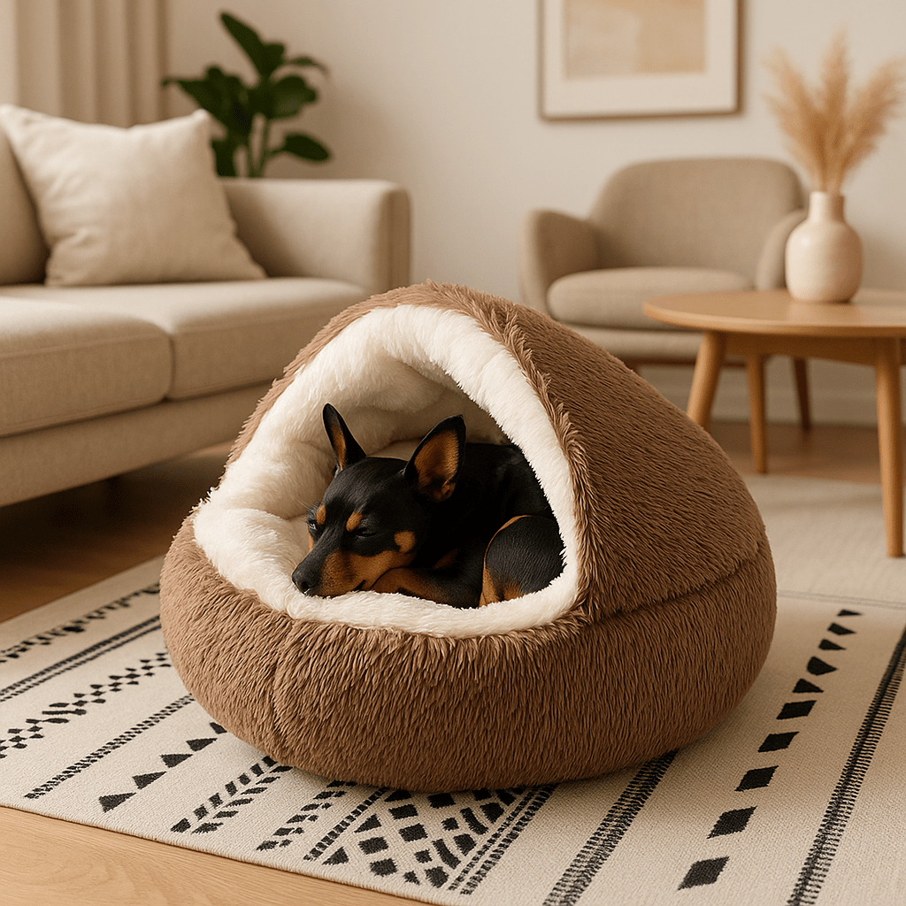 Coussin anti stress chien - NicheToutou™