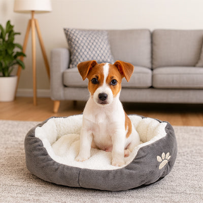 Coussin chien MiniNest™ | Panier petit chien ultra-doux