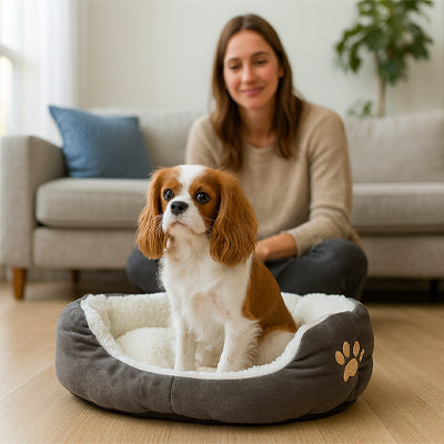 Coussin chien MiniNest™ | Panier petit chien ultra-doux