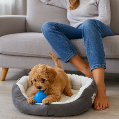 Coussin chien MiniNest™ | Panier petit chien ultra-doux