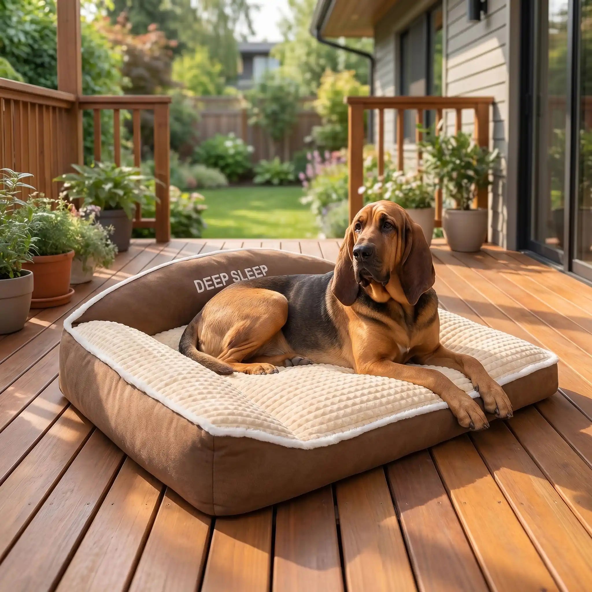 Coussin chien XXL déhoussable - ErgonomiqueToutou™