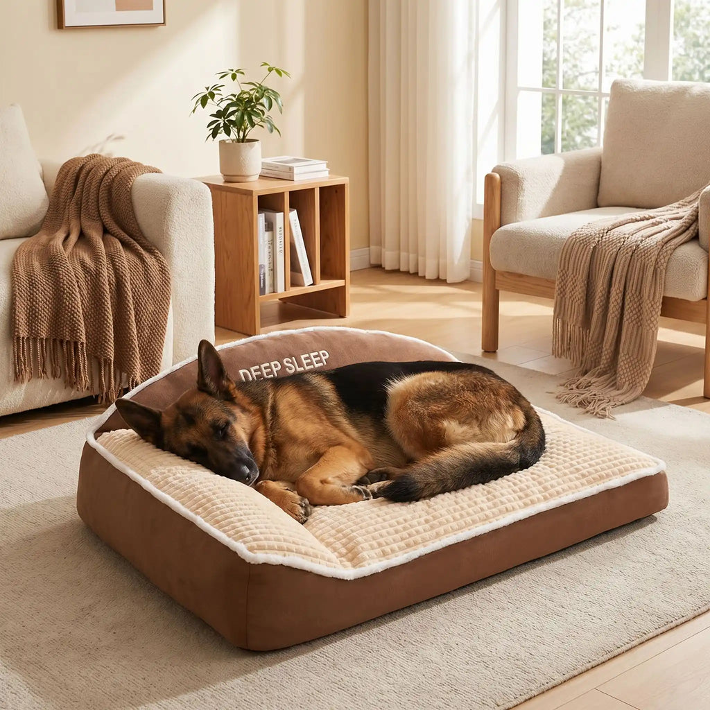 Coussin chien XXL déhoussable - ErgonomiqueToutou™