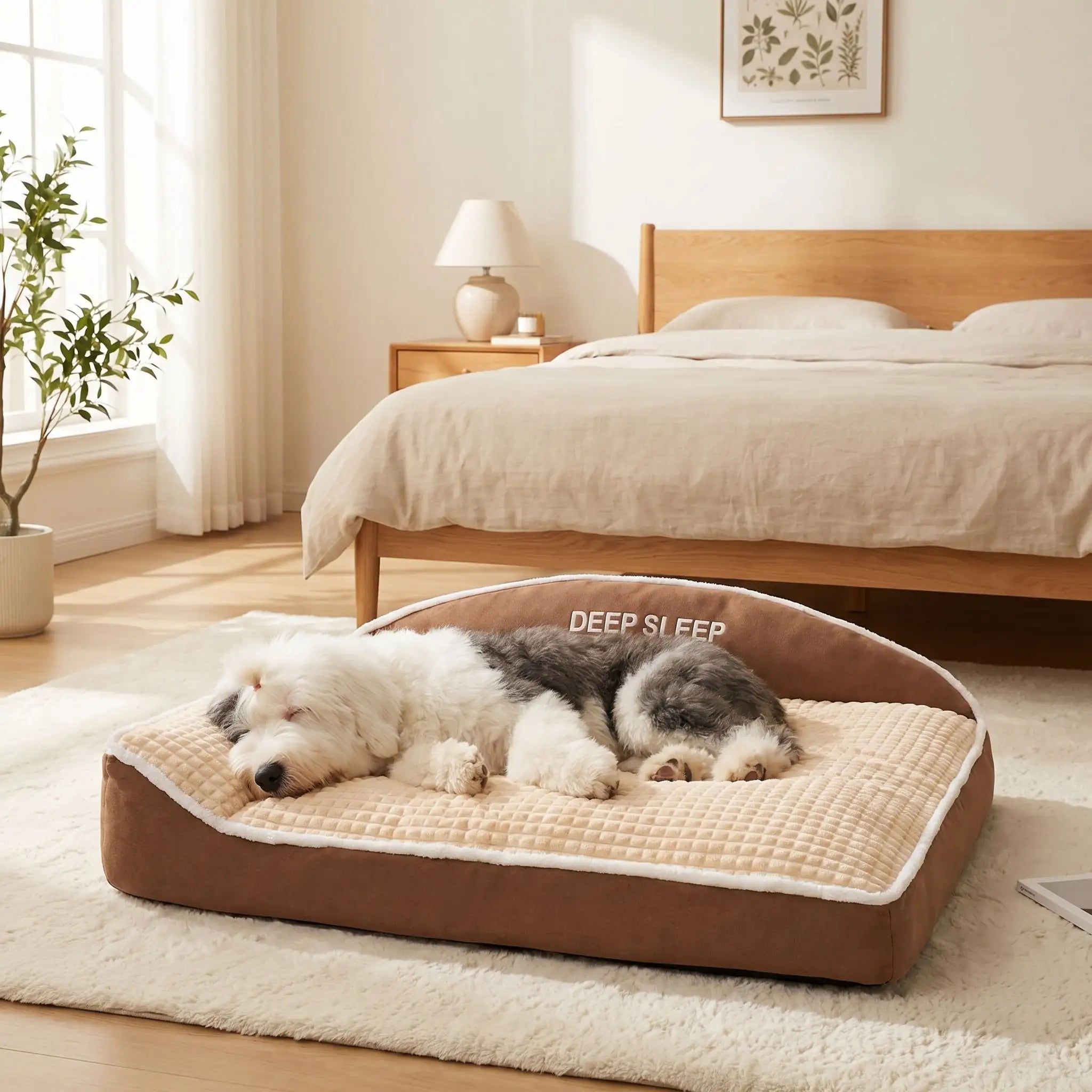 Coussin chien XXL déhoussable - ErgonomiqueToutou™