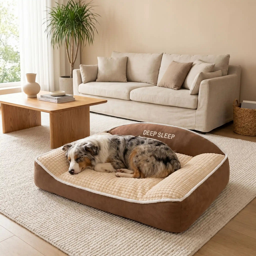 Coussin chien XXL déhoussable - ErgonomiqueToutou™