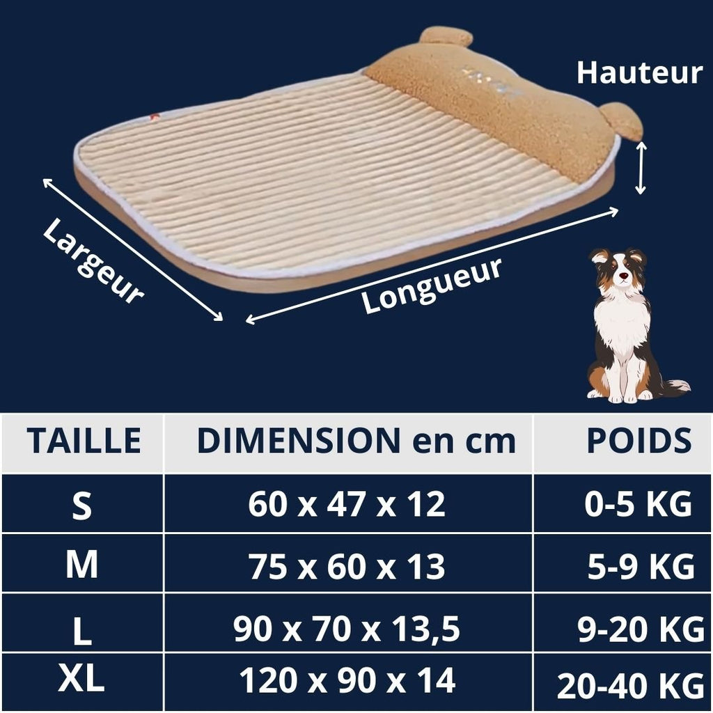 Coussin déhoussable pour chien - LitToutou™