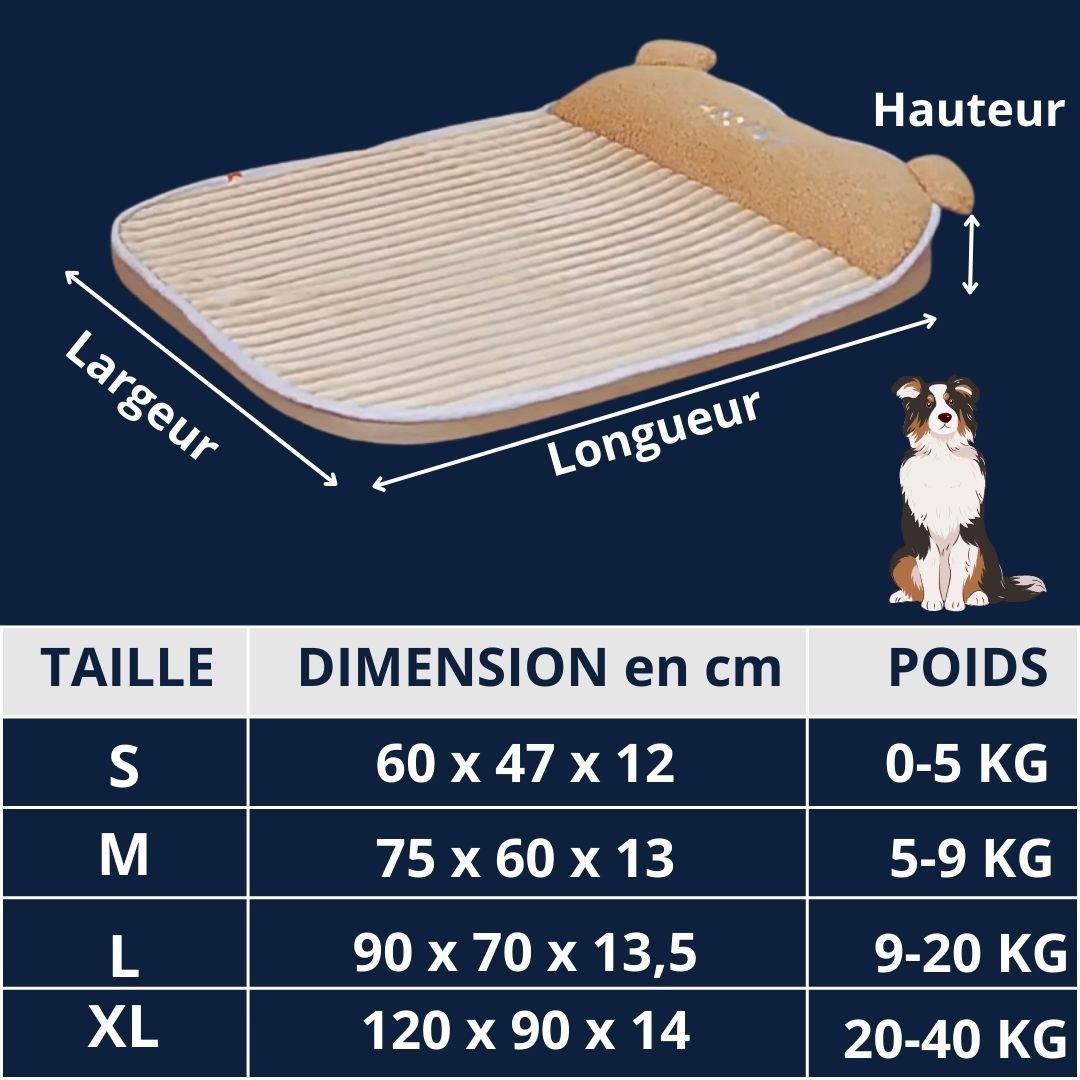 Coussin déhoussable pour chien - LitToutou™