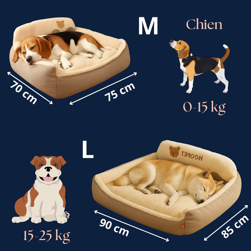 Coussin déhoussable pour chien - PanierToutou™