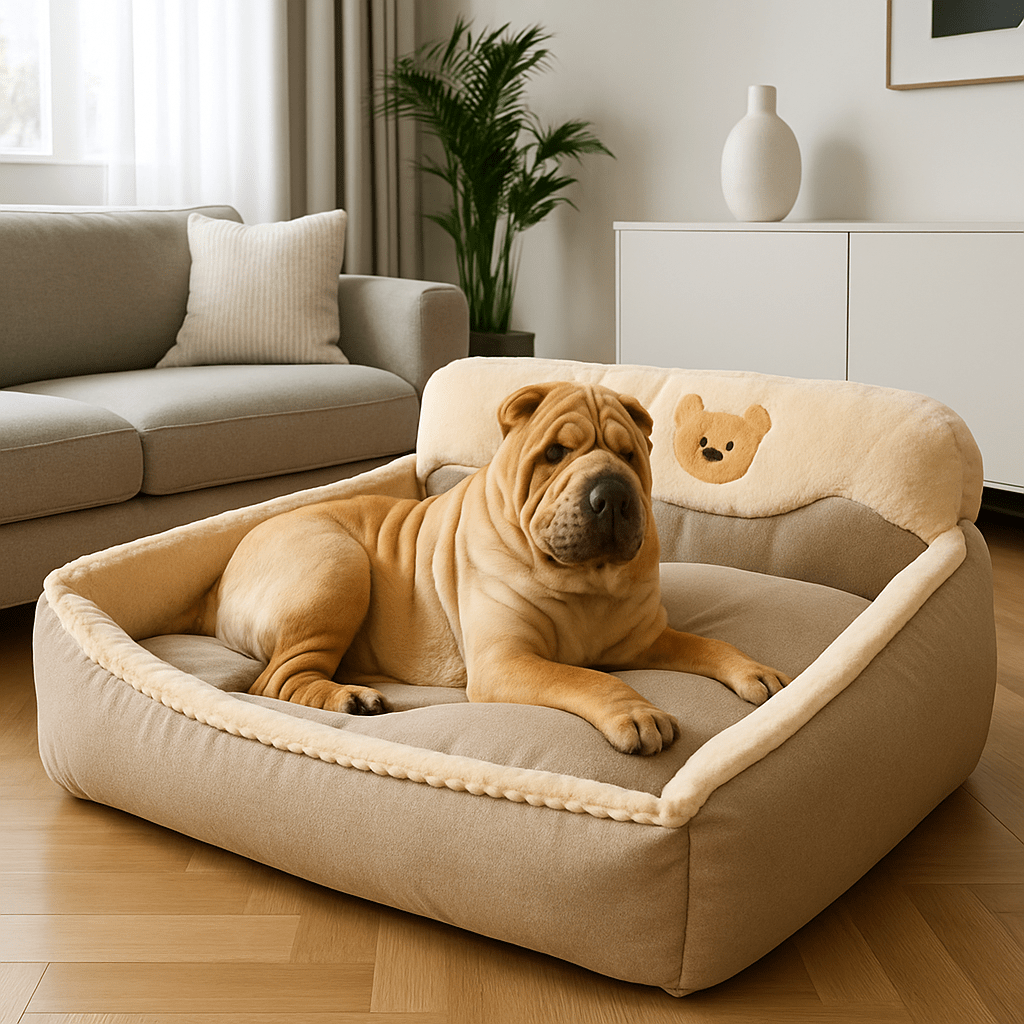 Coussin déhoussable pour chien - PanierToutou™