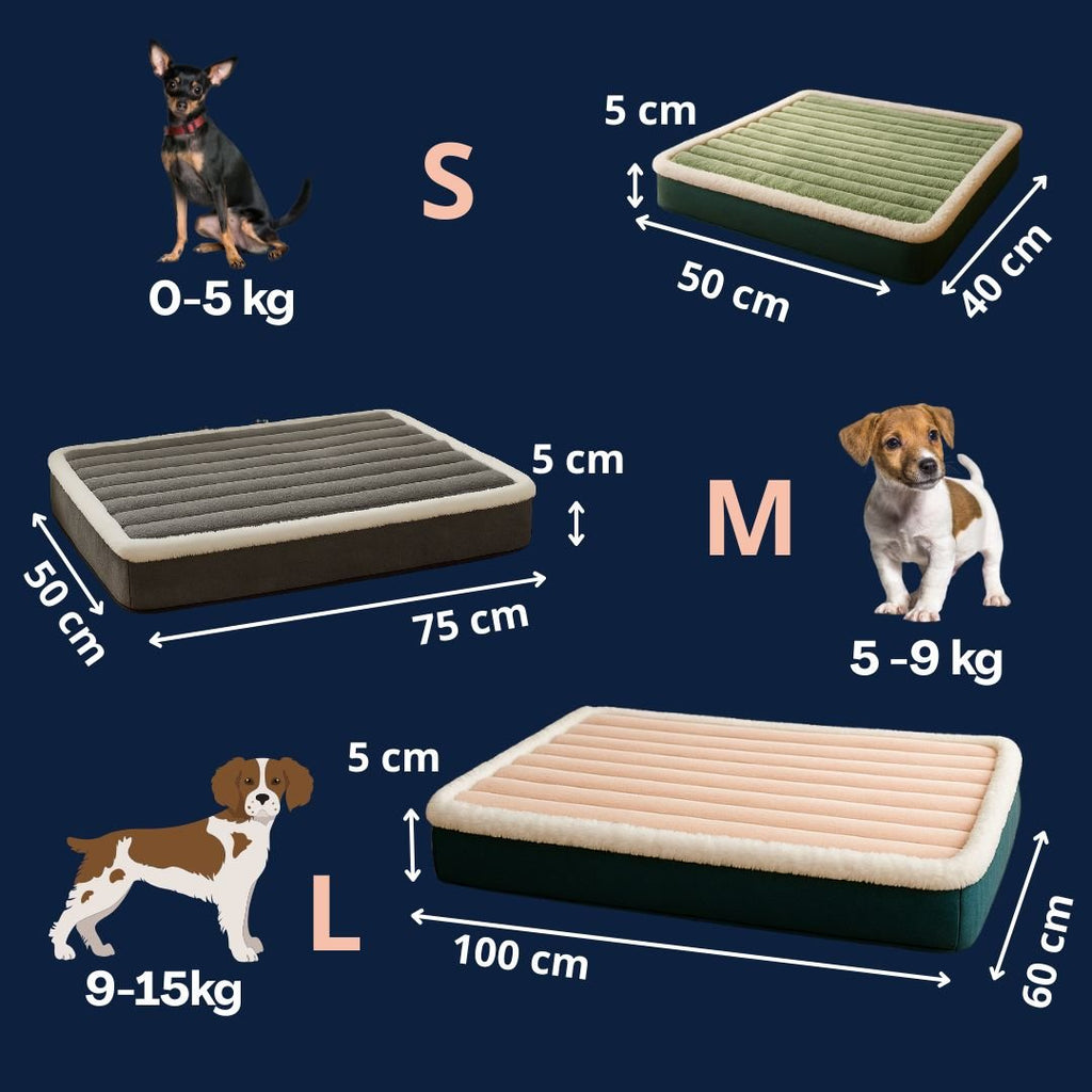 Coussin orthopédique pour chien - DéhoussableToutou™