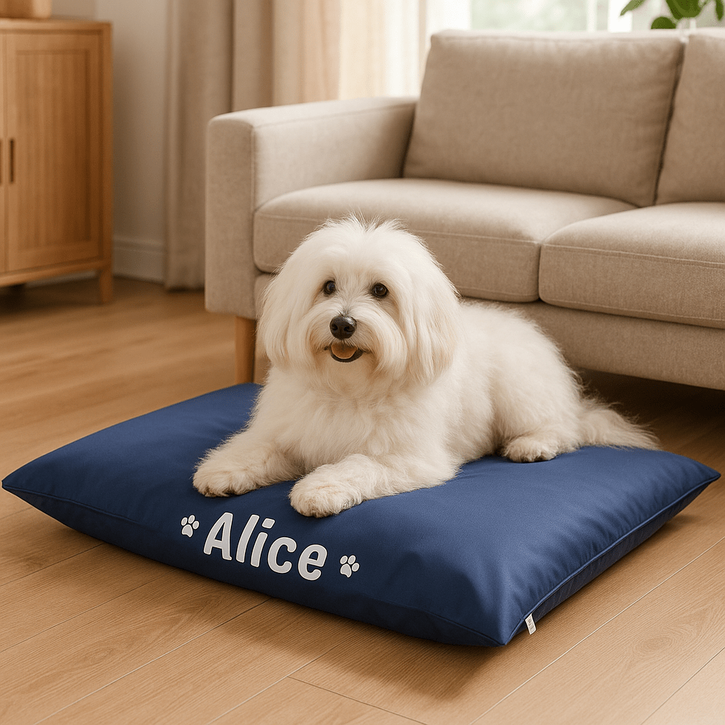 Coussin pour chien personnalisé - ImperméableToutou™
