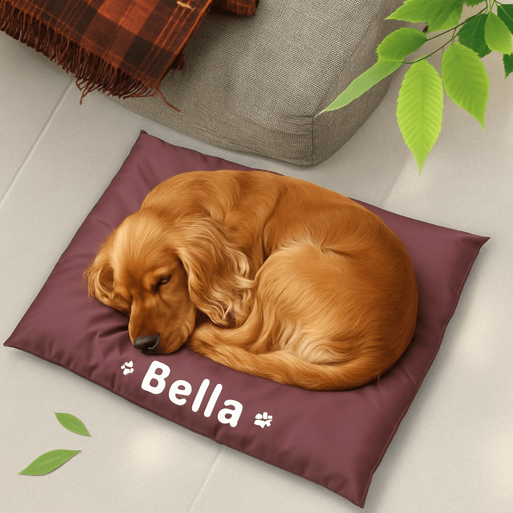 Coussin pour chien personnalisé - ImperméableToutou™