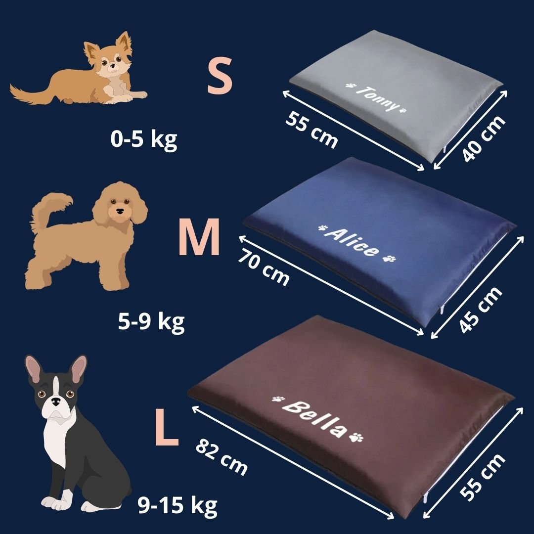 Coussin pour chien personnalisé - ImperméableToutou™