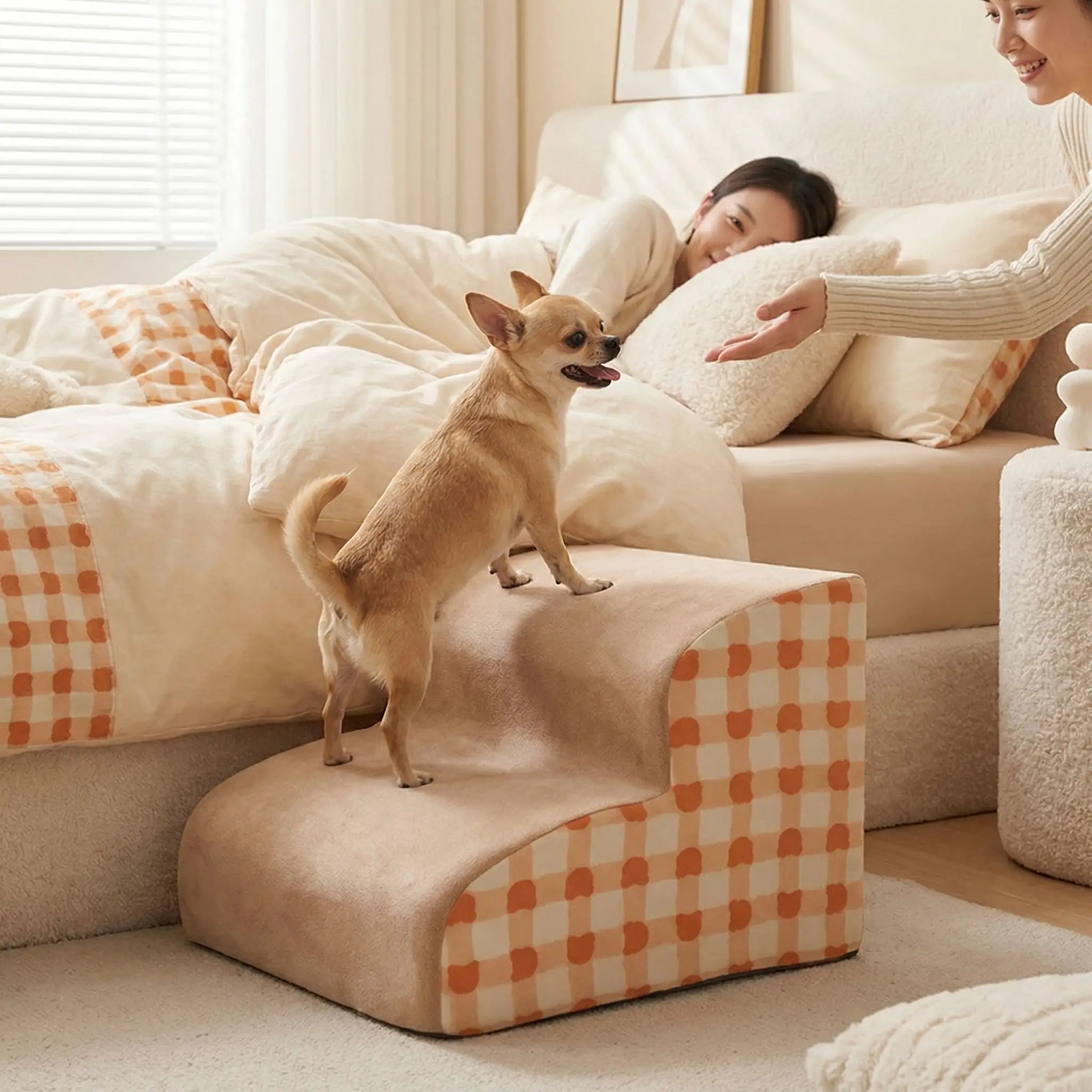 Escalier en mousse pour chien -DéhoussableToutou™