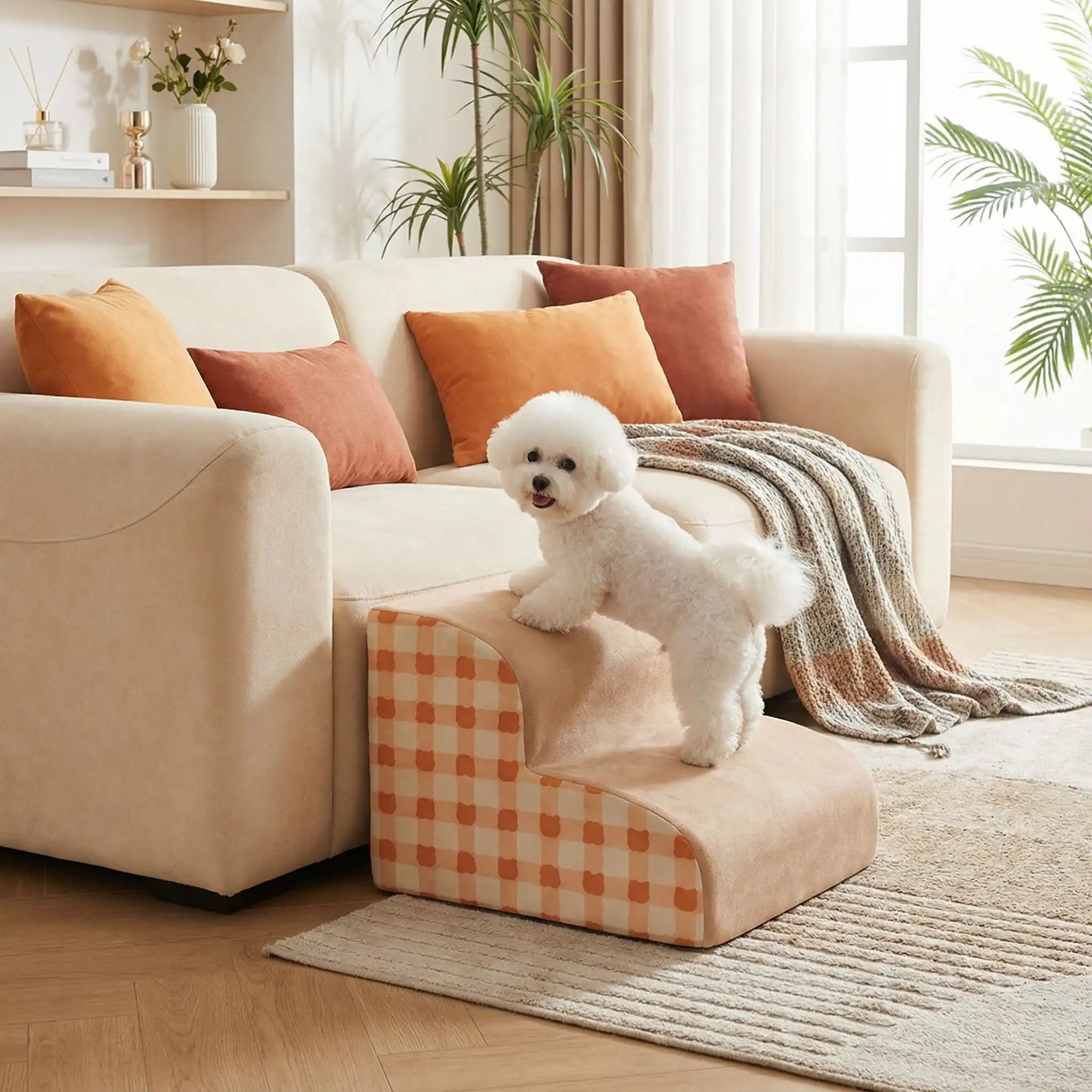 Escalier en mousse pour chien -DéhoussableToutou™