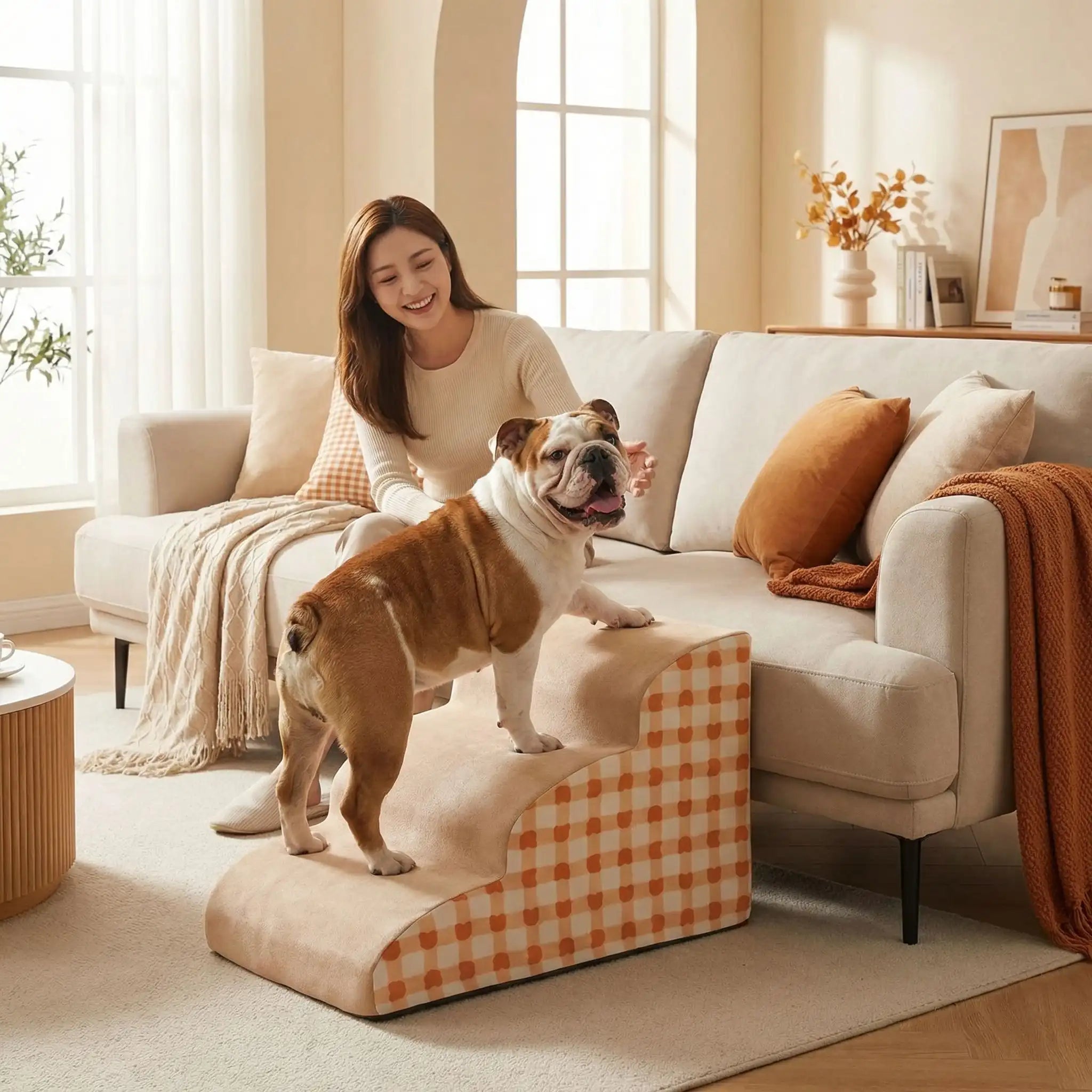Escalier en mousse pour chien -DéhoussableToutou™