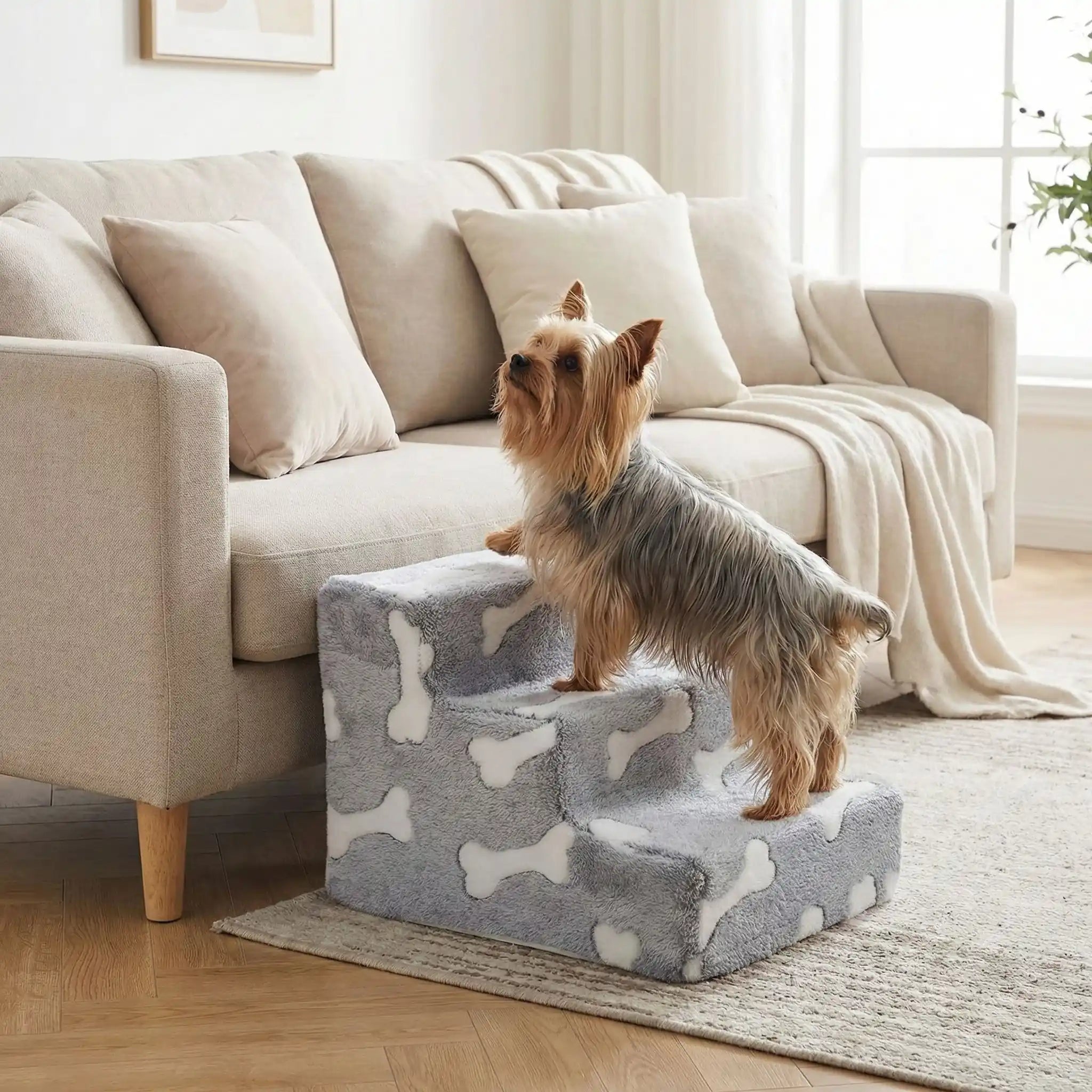 Escalier mousse pour chien - SécuritéToutou™