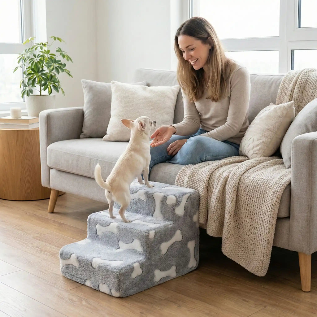 Escalier mousse pour chien - SécuritéToutou™