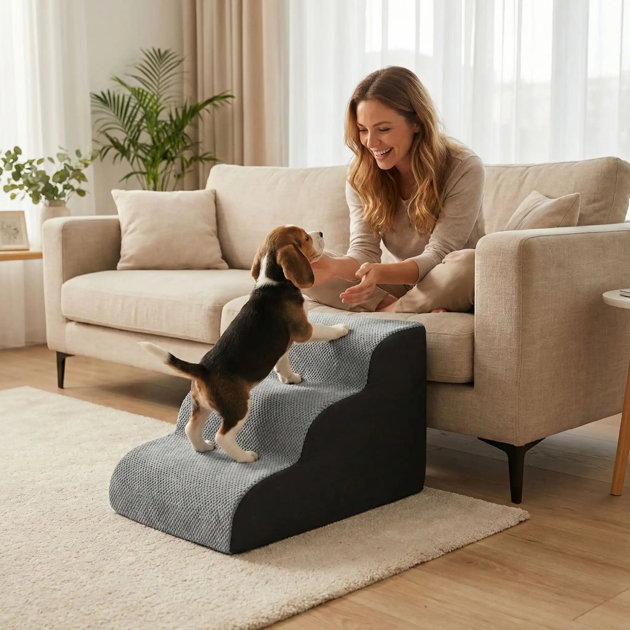 Escalier mousse pour chien - PetitToutou™