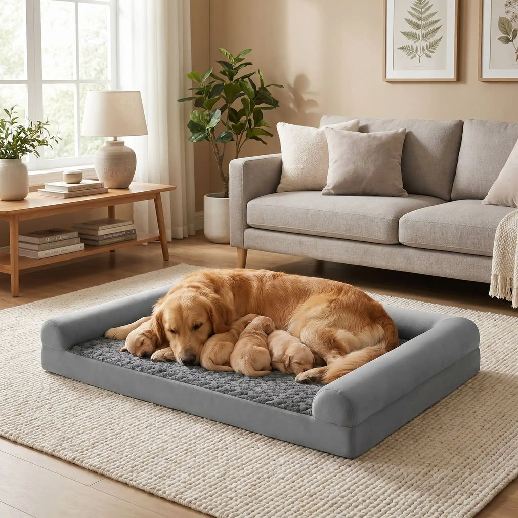 Grand lit chien - OrthopédiqueToutou™