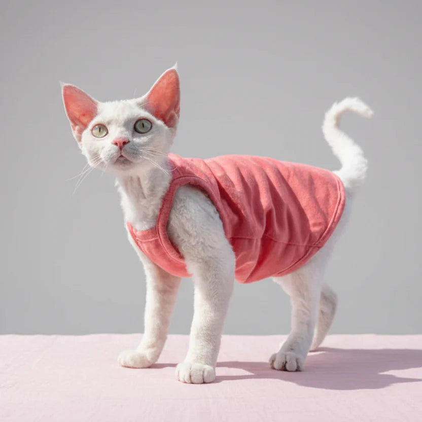 T-Shirt En Coton Confortable Pour Chat