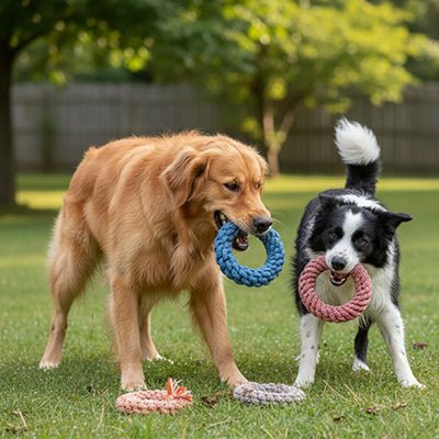 Jouet pour chien destructeur (Lot de 3) - CordeToutou™