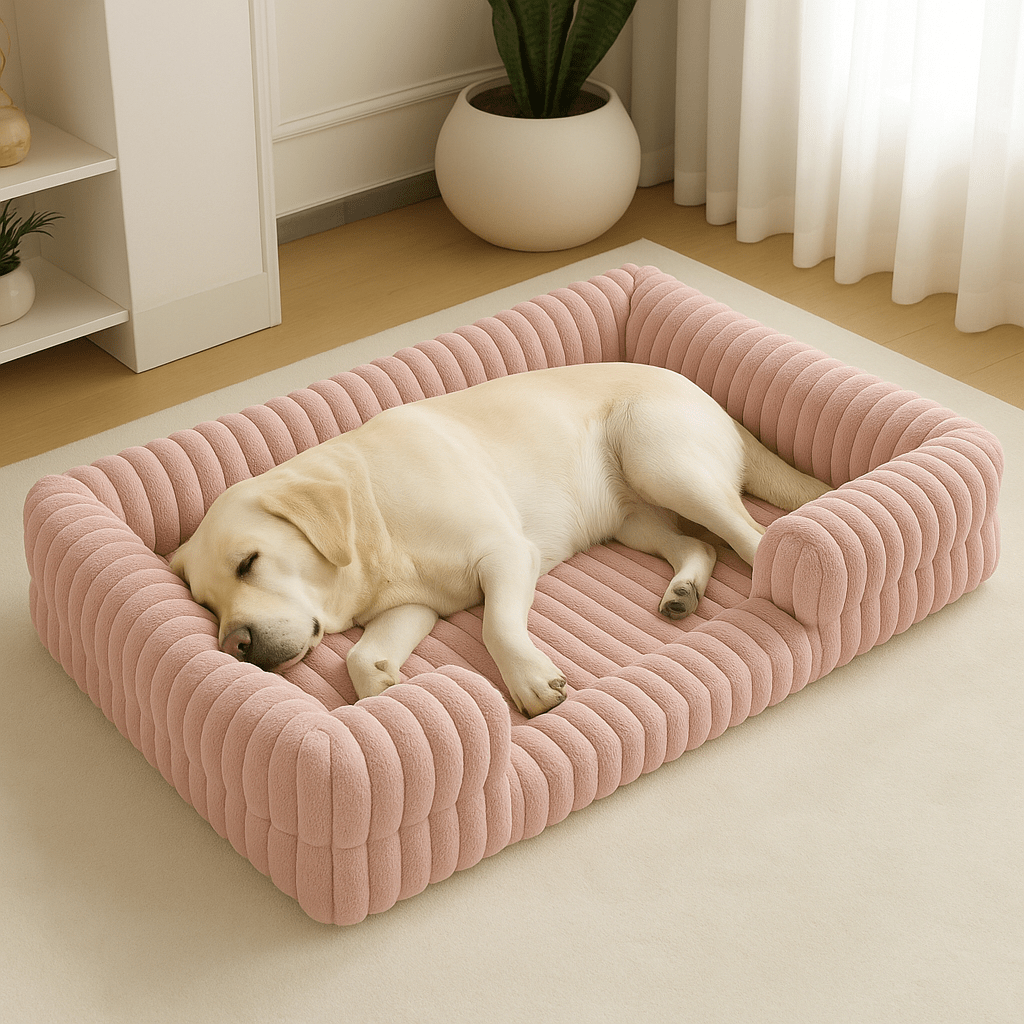 Lit canapé orthopédique pour chien - DéhoussableToutou™