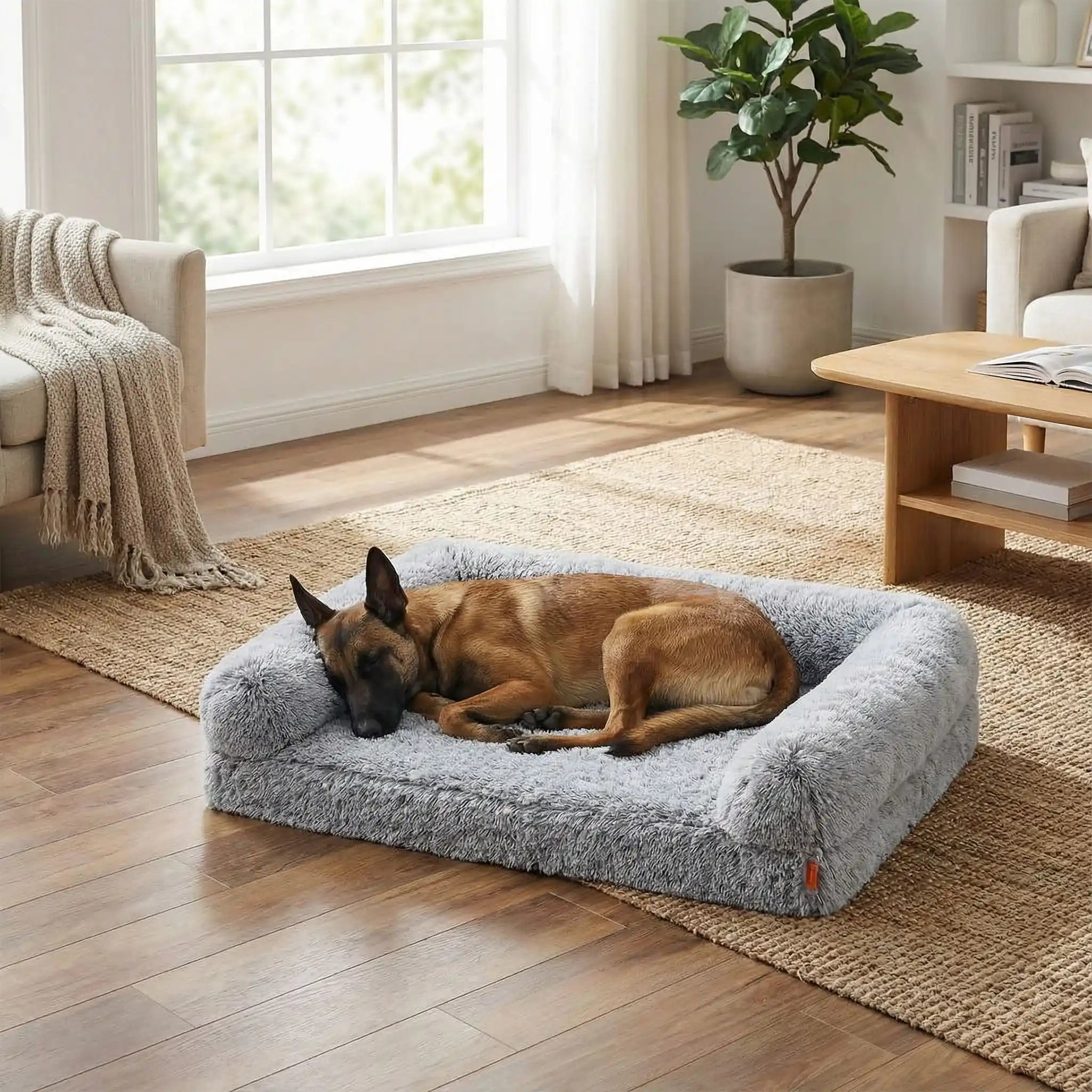 Lit canapé orthopédique pour chien - DehoussableToutou™