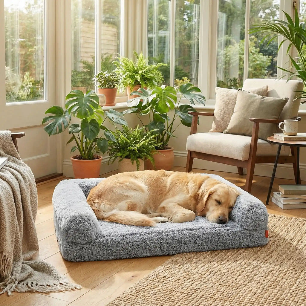Lit canapé orthopédique pour chien - DehoussableToutou™