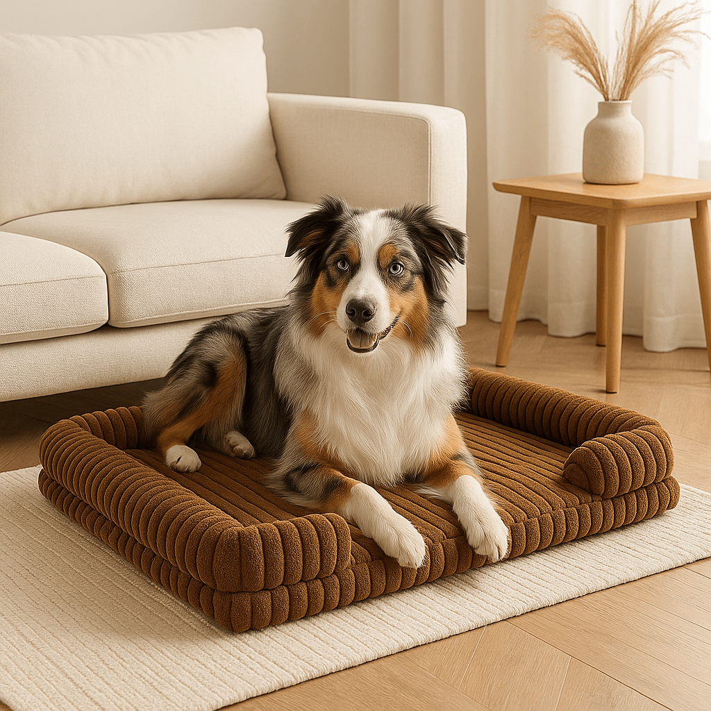 Lit canapé orthopédique pour chien - DéhoussableToutou™