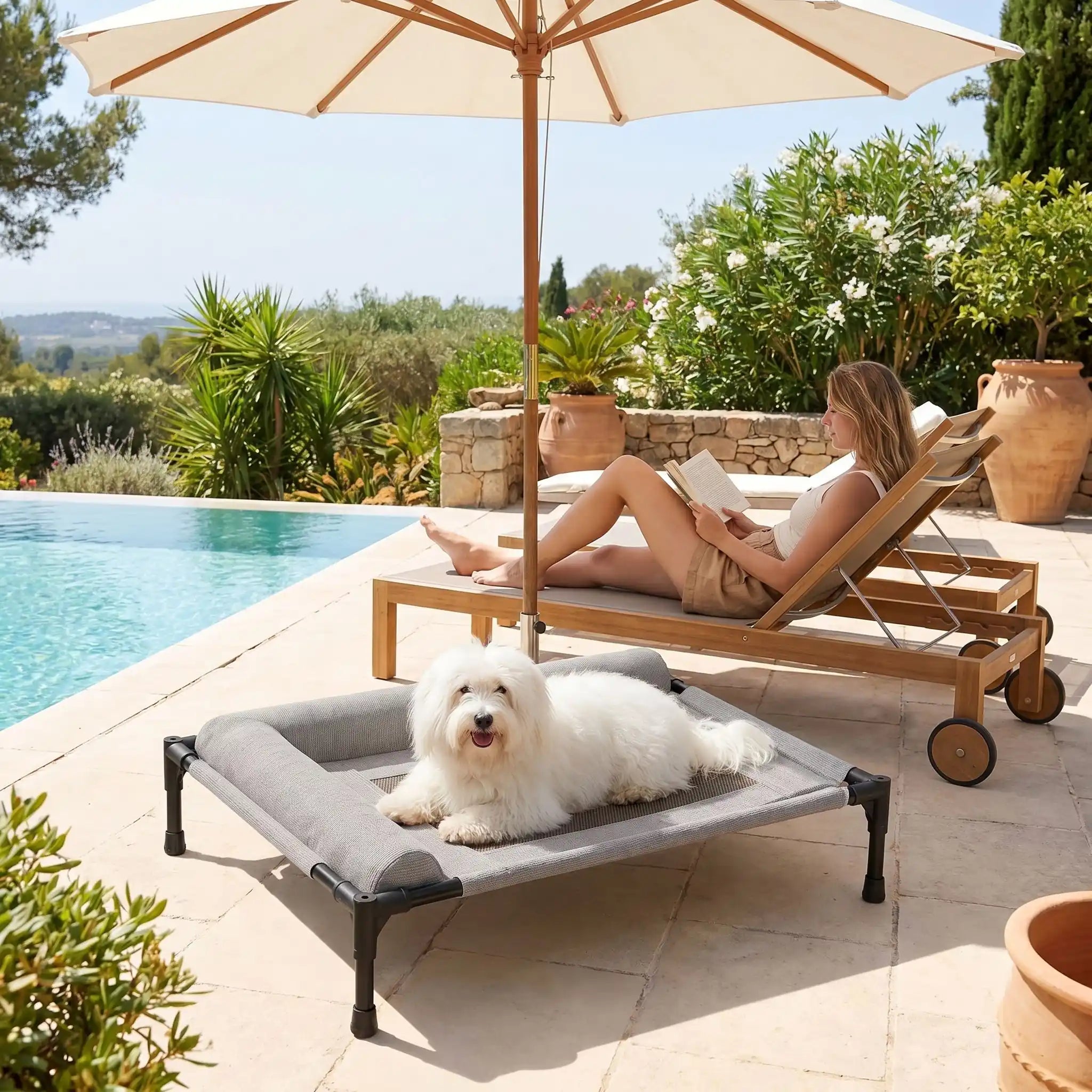 Lit de camp chien - ConfortToutou™