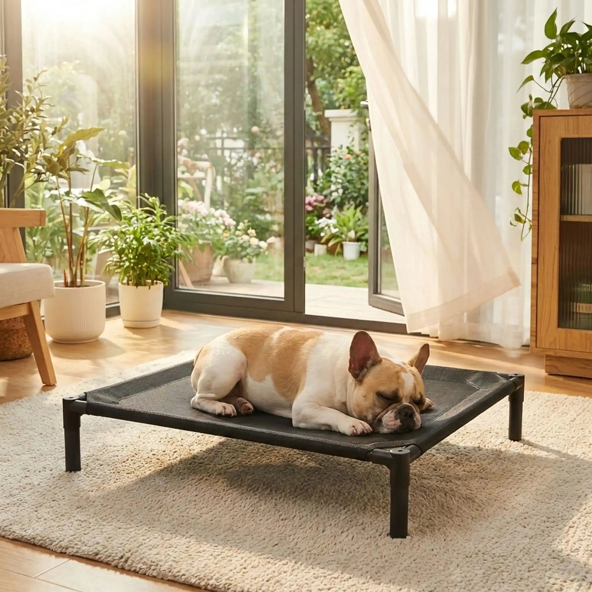 Lit de camp pour chiens - SurélevéToutou™