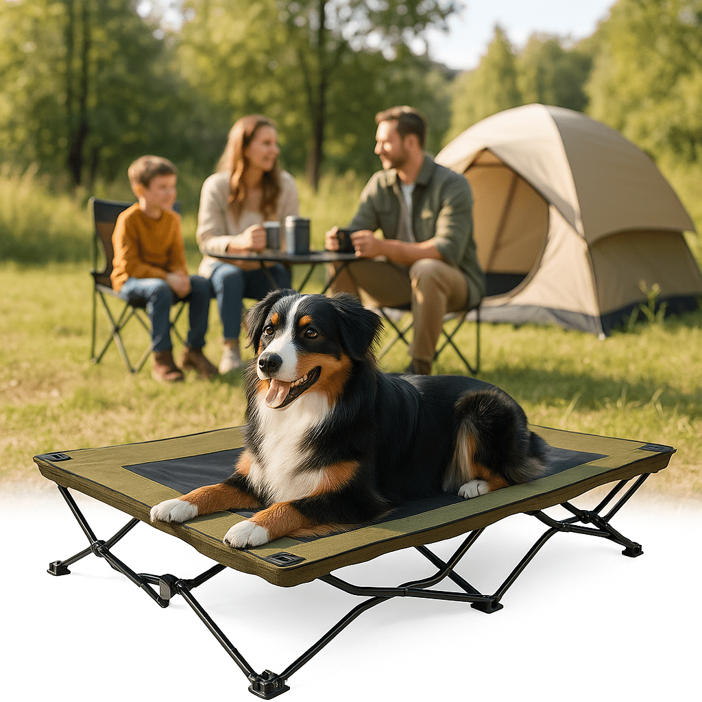 Lit de camp pour chiens - PliableToutou™