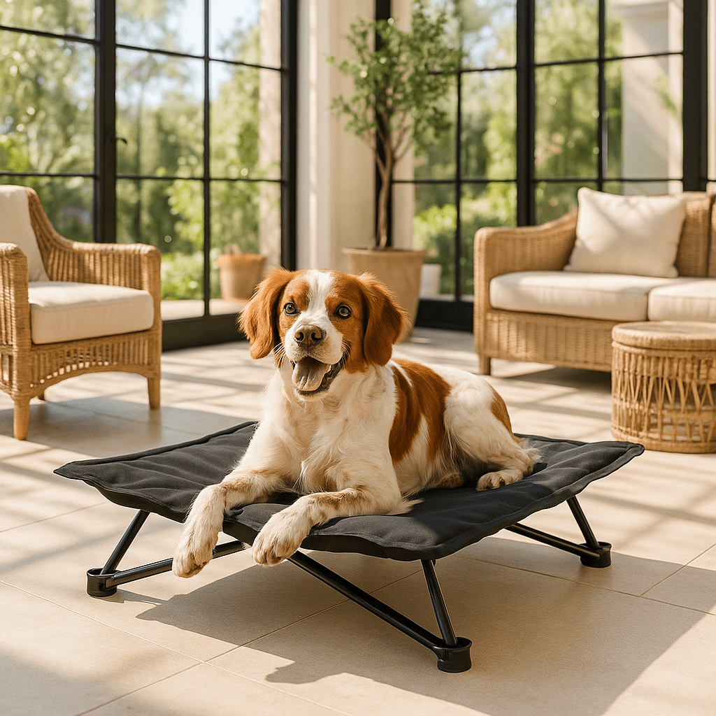 Lit de camping pour chien - PliableToutou™