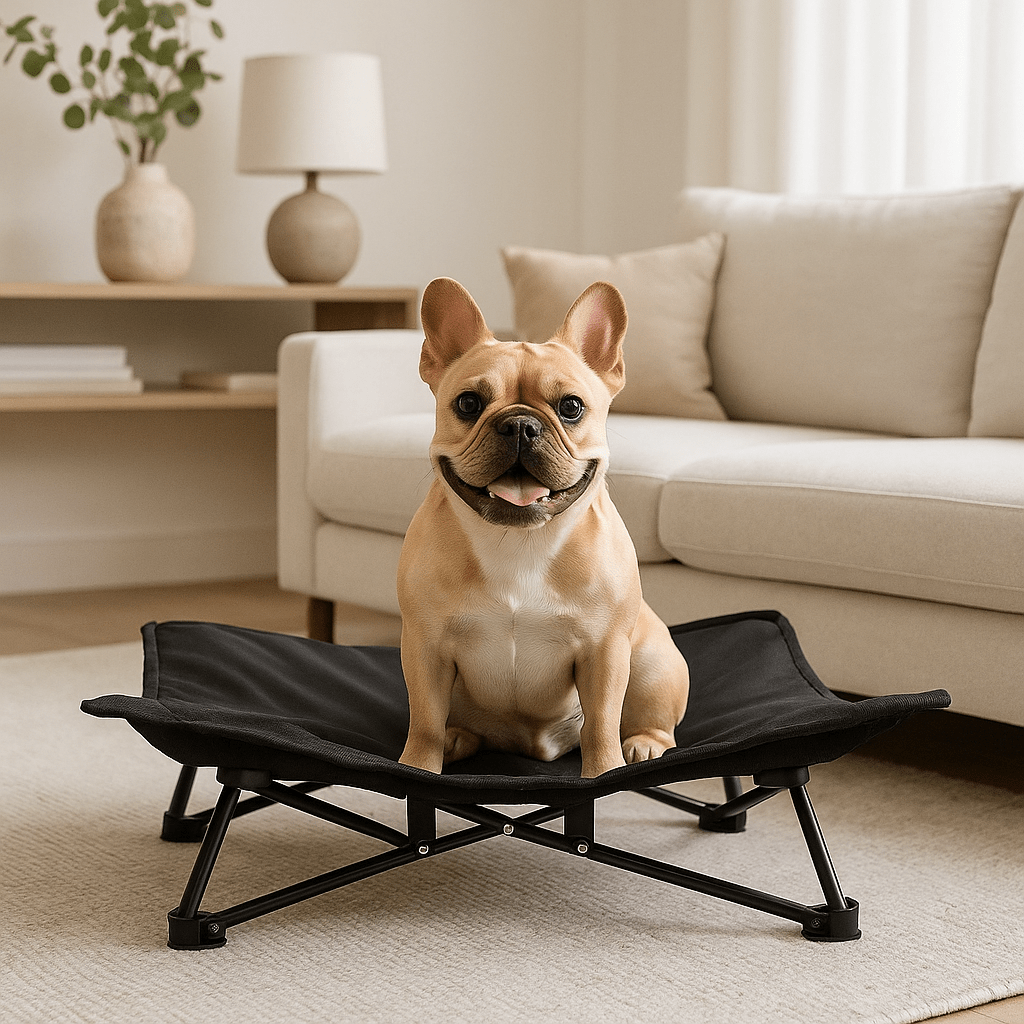 Lit de camping pour chien - PliableToutou™