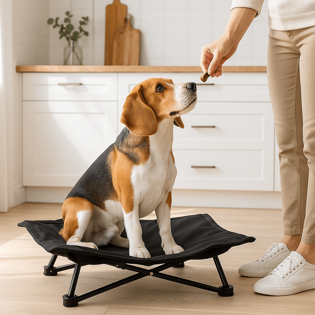 Lit de camping pour chien - PliableToutou™
